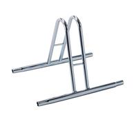 Andrys Rastrelliera Biciclette 1 Posto Alto - Porta Bici da Terra Modulabile per Congiungere art. 1003EC, 1004EC e 1005EC - Acciaio Zincato a Freddo (Argento)