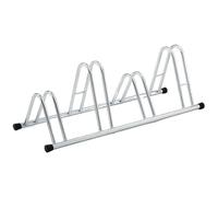 ANDRYS Portabici da Terra per 3 Biciclette. Zincato. 110x42x38cm - 1004 EC - Argento | Andrys No Size