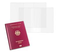 ANDSHUAI 2pcs Custodie trasparenti protettive per passaporto. Cover in plastica per il nuovo passaporto, Impermeabile, Antistrappo, 131*188mm