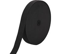 ANDSHUAI Elastico per Cucito 10mm,Ampio Nastro Elastico Piatto,Elastica Banda per Cucito,Fettuccia Elastica,Fascia Elastici Piatto Cucito Nastro,Rotolo Elastico Piatto,Elastico per Cucire,5M,Nero