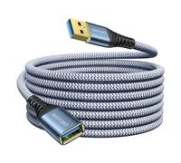 ANDTOBO Cavo Prolunga USB 3.0 5M, USB 3.0 Tipo A Maschio a Femmina Cavi di Estensione Trasferimento dati ad alta Velocità 5Gbps Compatibile con Gamepad, Stampante, Webcam, Tastiera USB, Unità flash