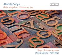 Giovanni Stefani Alfabeto Songs: Guitar Songs from 17th-century Italy (CD) Album