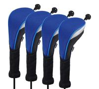 Andux 4pcs/Pack Long Neck Golf ibrida Club Head Covers con intercambiabili no. Tag ctmt-02, Blue