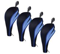 Andux Coperture ibride della testa del club di golf della chiusura della chiusura della cerniera con il numero del quadrante 4pcs/set MT/HY21 (