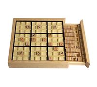 Andux Sudoku Puzzle Gioco da Tavolo con Cassetto in Legno Numero SD-02 (nero)