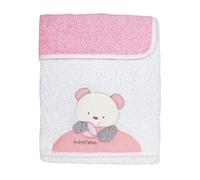 Andy & Helen 700D03_R Telo Fasciatoio e Salvietta in Spugna Ricamato