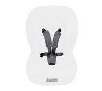 Andy & Helen 9001MAXI Copri Seggiolone Auto Spugna Maxi di Cotone 100% Copriseduta Universale, Antiallergico per Bambino e Neonato - Made in Italy (Bianco)