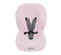 Andy & Helen 9001MAXI Copri Seggiolone Auto Spugna Maxi di Cotone 100% Copriseduta Universale, Antiallergico per Bambino e Neonato - Made in Italy (Rosa)