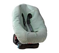 Andy & Helen 9001MAXI Copri Seggiolone Auto Spugna Maxi di Cotone 100% Copriseduta Universale, Antiallergico per Bambino e Neonato - Made in Italy (Panna)