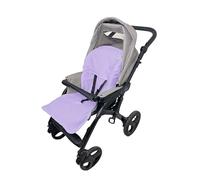 ANDY & HELEN® - 9002 Copri Passeggino Spugna di Cotone 100% Copriseduta Universale, Antiallergico per Bambino e Neonato - Made in Italy (Lilla)