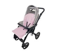 Andy & Helen 9002 Copri Passeggino Spugna di Cotone 100% Copriseduta Universale, Antiallergico per Bambino e Neonato - Made in Italy (Rosa)