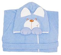 ANDY & HELEN Orecchie - accappatoio per bambini con maniche - Cielo taglia M
