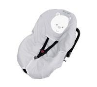 Andy & Helen Copri ovetto in spugna ricamato. Pratico e comodo da inserire grazie a gli angoli elasticizzati aderisce a tutti gli ovetti di formato standard - Grigio