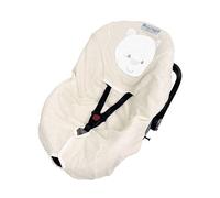 Andy & Helen Copri ovetto in spugna ricamato. Pratico e comodo da inserire grazie a gli angoli elasticizzati aderisce a tutti gli ovetti di formato standard - Panna