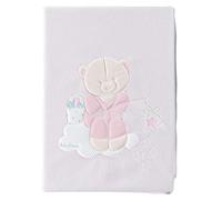Andy & Helen L3/507CV1 Coperta Letto Pile Ricamo Luminescente, Rosa
