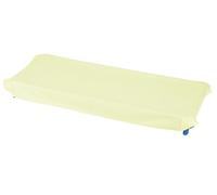 ANDY & HELEN® - Lenzuolo sotto per brandina asilo con angoli elasticizzati per una totale aderenza. Misure standard 65x140 cm in 100% cotone, Giallo