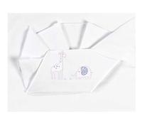 Andy & Helen - Set lenzuolo sopra e sotto per culle trasformabili o evolutive, sotto con angoli elasticizzati per materassi da 60/70 a 75/85, Cielo