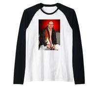 Andy Powell Wishbone Ash Chitarrista di Dick Barnatt Maglia con Maniche Raglan