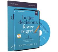 Andy Stanley Better Decisions, Fewer Regrets Study Guide with DVD (Tascabile)