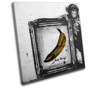 Andy Warhol Banana Monkey Graffiti SINGLE TELA parete arte foto stampa