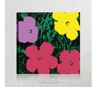 Andy Warhol Flower 1 QUADRI MODERNI ARREDO CASA STAMPE TELA ASTRATTI POP ART