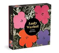 Andy Warhol Flowers 144 Piece Wood Puzzle