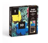 Andy Warhol Flowers 2-in-1 Sliding Wood Puzzle