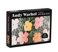 Andy Warhol Flowers 300 Piece Lenticular Puzzle
