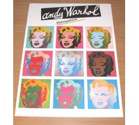 Andy Warhol Poster " Retrospektive " Marilyn Monroe Exhibition Poster IN Mint