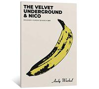 Andy Warhol, stampa artistica da parete con banana, stampa pop art, poster alla moda, decorazione artistica da parete per soggiorno su tela, regalo artistico per amici 60 x 90 cm