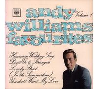 ANDY WILLIAMS - FAVOURITES VOL 1 7 INCH (7" VINYL 45) UK CBS 1965