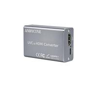 Andycine UVC2H - Convertitore da UVC a HDMI per DJI Pocket 3/4/4p | Convertitore da HDMI a USB compatibile con DJI Osmo Action 4/5, Pocket3, Pocket4/4pro, Insta360, fotocamera PTZ per streaming