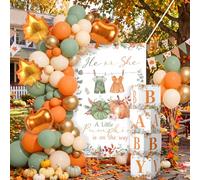 Aneco 141pcs Little Pumpkin Fall Gender Reveal Decoration