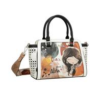 Anekke Borsa Bowling Grande - Design Ispirato | Tracolla Rimovibile e Tasche - Misure: 34x27x12 cm - Accessori Donna Eleganti, Vari