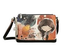 Anekke Tracolla stampata 3 scomparti Alma - Stile funzionale | Maniglia regolabile e tasche - Dimensioni: 29x20x10 cm - Accessori e accessori Donna, Vari