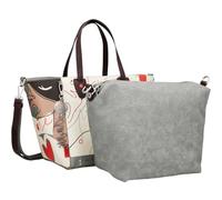 Borsa Shopper Nero Alma - 2 in 1 Pratica e Spaziosa | Interno Rimovibile e Manici Regolabili | Dimensioni: 44x25x18 cm - Borse Donna, Vari