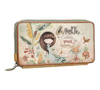 Anekke - Portafoglio da donna - Portafoglio grande per passaporto - Protezione RFID - Realizzata in ecopelle con chiusura a cerniera Amazonia - Accessori e accessori da donna - 23x12x3 cm