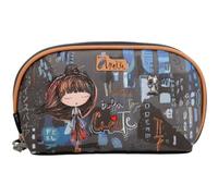 Anekke - Astuccio da donna - Protezione RFID - Multiplo scomparto da donna - Maniglia a mano e chiusura a cerniera contemporanea - Accessori e accessori donna - Misure 19 x 12 x 5 cm