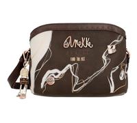 Anekke Bandolera 3 compartimentos marrón Nature Shodō