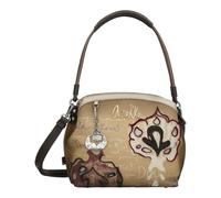 Anekke Borsa a tracolla Manifesto Crossbody Bag triplo scomparto Multicolor Marrone