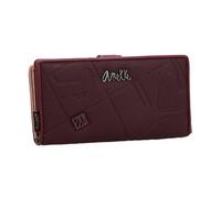 Anekke Portafoglio donna Evolution RFID grande, chiusura linguetta e cerniera – 19x10x3 cm