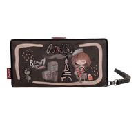 Anekke borsa Mademoiselle RFID Wallet Multicolor marrone scuro