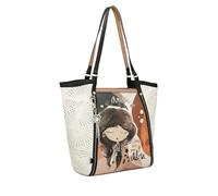 Borsa Shopping Grande - Interno Ampio | Tasche Posteriori e Maniglie Comode - Misure: 38x28x13 cm - Accessori e Accessori Donna, Vari