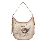 Anekke Borsa Tipo Hobo Memories - Design spazioso ed elegante | Chiusura lampo e manico regolabile | Dimensioni: 32 x 39 x 9 cm, Vari