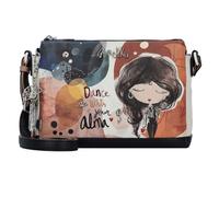 Anekke Tracolla stampata 3 scomparti Alma - Stile funzionale | Maniglia regolabile e tasche - Dimensioni: 29x20x10 cm - Accessori e accessori Donna, Vari