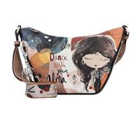Anekke Borsa a tracolla 28 cm multicolore