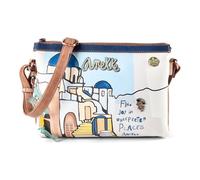 Anekke Borsa da donna Tracolla media Borsa a tracolla in ecopelle con 1 maniglia Doppio scomparto Collezione Mediterranean Accessori e accessori Donna 28 x 21 x 4 cm, colori assortiti