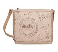 Anekke - Tracolla da donna quandrada - Tracolla in ecopelle da donna con cinturino regolabile e chiusure a cerniera - 3 scomparti - Accessori e accessori donna - Misure 28x24x8 cm, multicolore