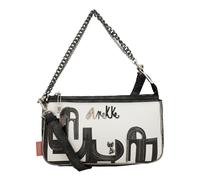 Anekke Borsa a tracolla Peace & Love Nature Sixties Nero e Bianco