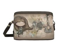 Anekke Real Borsa a tracolla 23 cm marrone